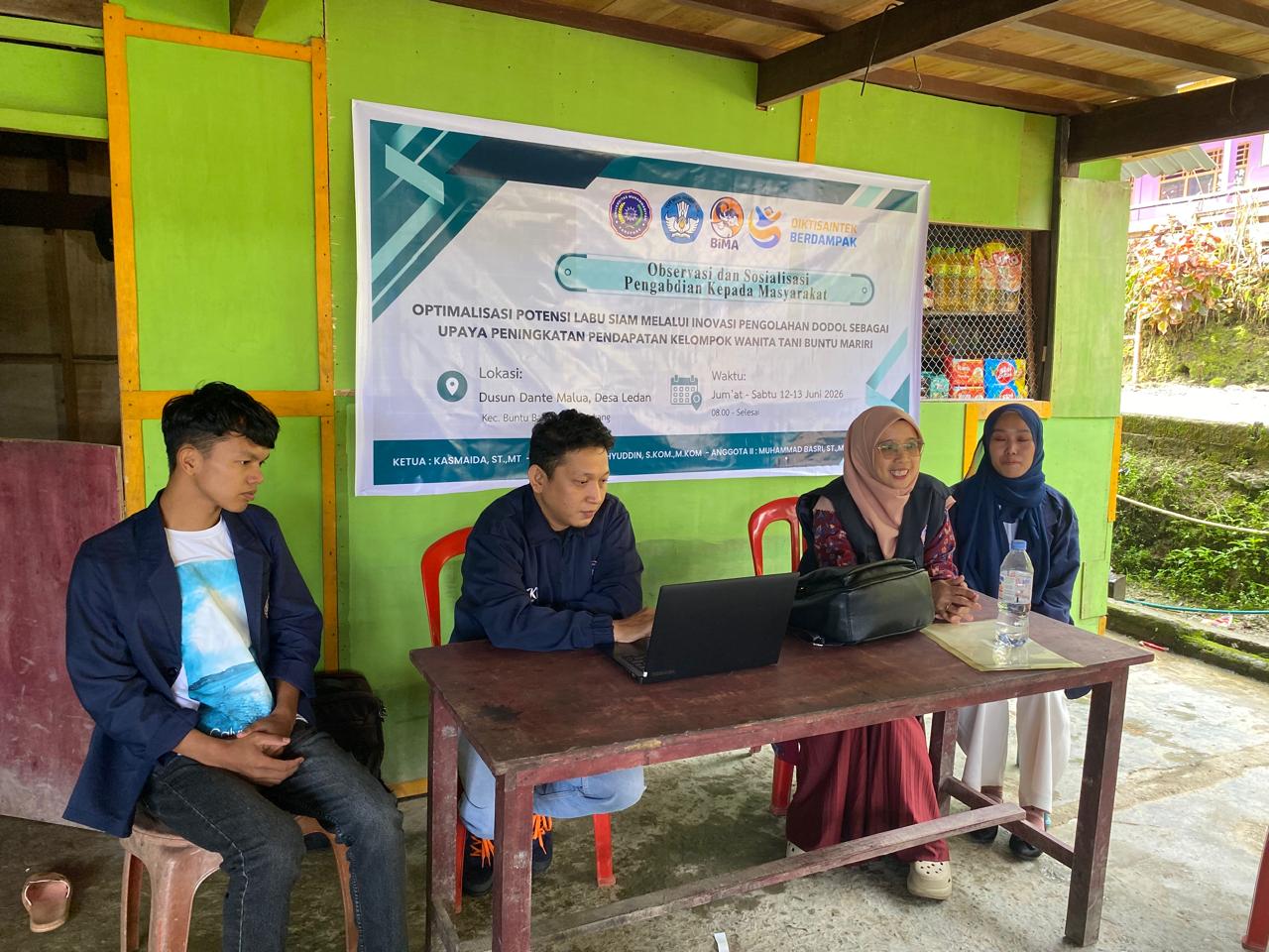 Sosialisasi Inovasi Pengolahan Dodol Labu Siam